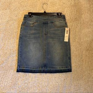 Tribal Very cool, edgy denim skirt!